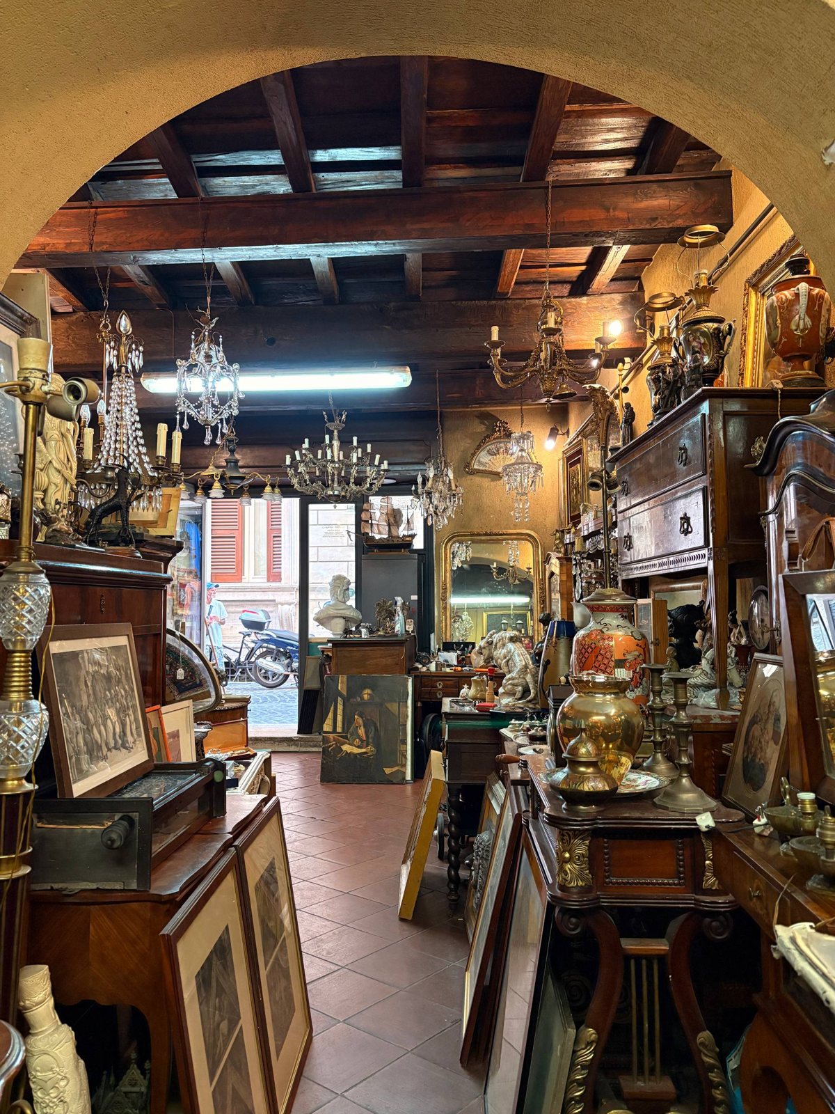 Inside the shop
